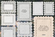 Harvest Lace: PNG Frames & Doilies, an Object Graphic by Purple (Thumbnail 9 of 9)