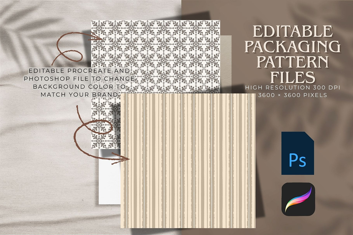 Brand Kit Packaging Template Cards, a Marketing Template by Studio Print Co. (Photo 11 of 17)