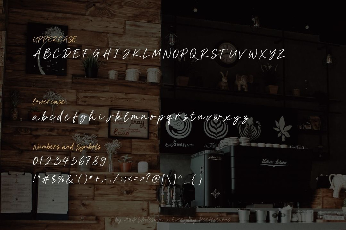 Kervano | A Modern Script Font, a Script Font by Everyday Perfection (Photo 2 of 5)
