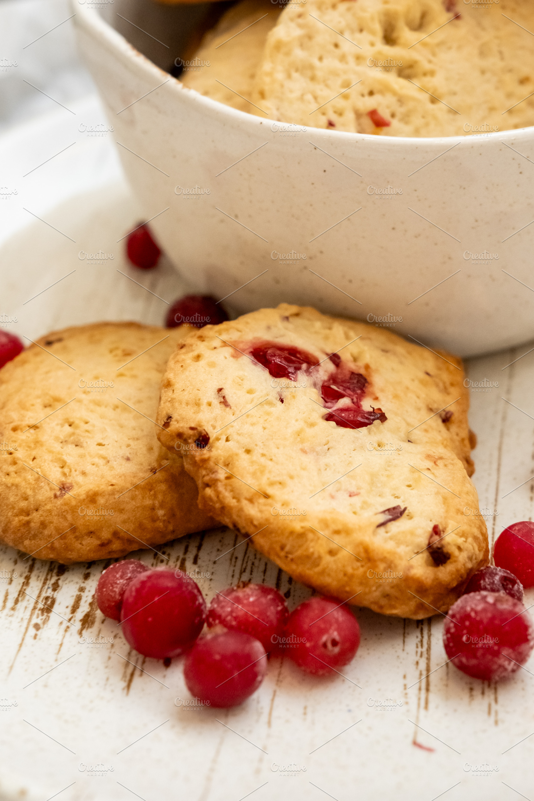 Cookies recipe crunchy dessert cranberries snack, a Food & Drink Photo by Photo Drive Studio