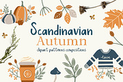 Scandinavian Autumn Collection, an Animal Illustration by Little Nordic Atelier (Thumbnail 1 of 12)