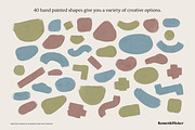 Painted Graphic Shapes for Photoshop, an Object Graphic by Komet & Flicker (Thumbnail 2 of 14)