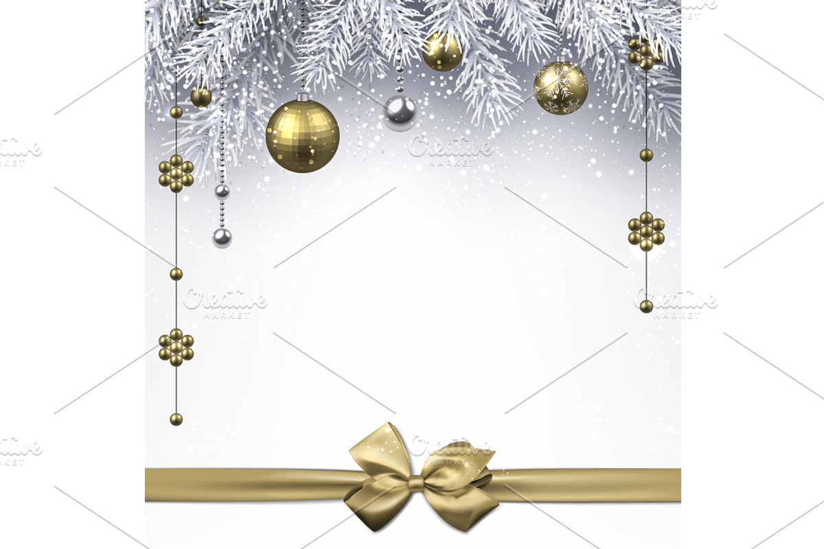 Big golden Christmas & New Year set, a Decorative Illustration by Vjom (Photo 19 of 30)