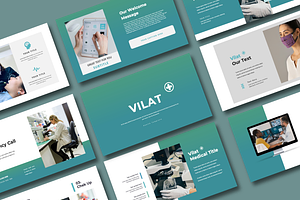 Vilat Medical PowerPoint, a Presentation Template by Overcloud