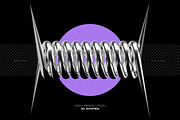 Chrome & Vector Abstract Shapes Pack, an Object Graphic by Samolevsky (Thumbnail 5 of 25)