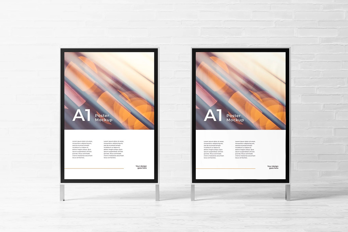 A1 Poster Mockup, an Advertising Mockup by zpackcreative (Photo 4 of 4)