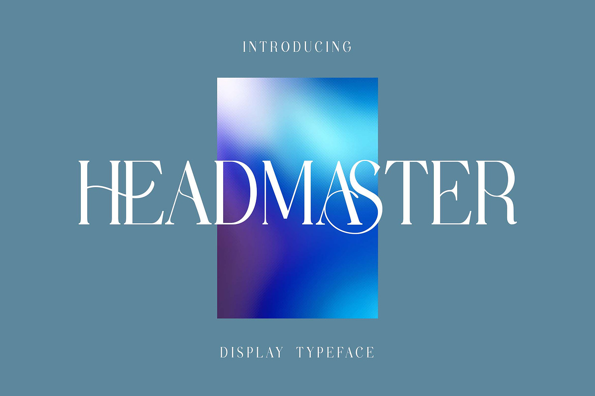 Headmaster Serif Display Typeface, a Serif Font by UICreative (Photo 1 of 13)