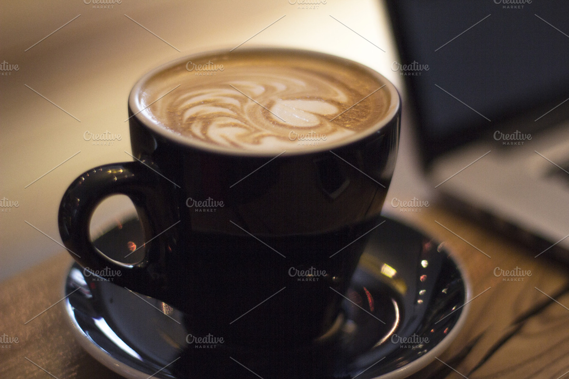 Cappuccino At A Cafe