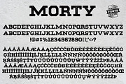 Morty - 2 vintage fonts, a Slab Serif Font by Leitmotif (Thumbnail 5 of 5)