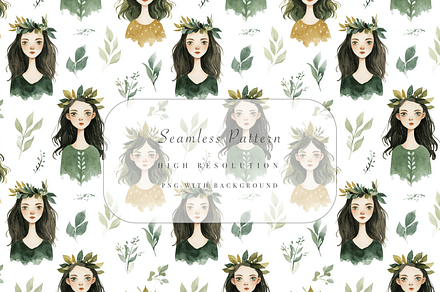 Dryad Seamless Pattern