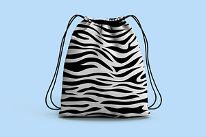 Zebra Skin Seamless Pattern