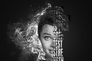 Text Portrait Photo Effect, an Action Add-On by Photoshop Action (Thumbnail 11 of 14)