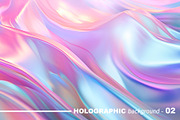 Iridescent Holographic Backgrounds, a Background Graphic by tatiankaart (Thumbnail 3 of 16)