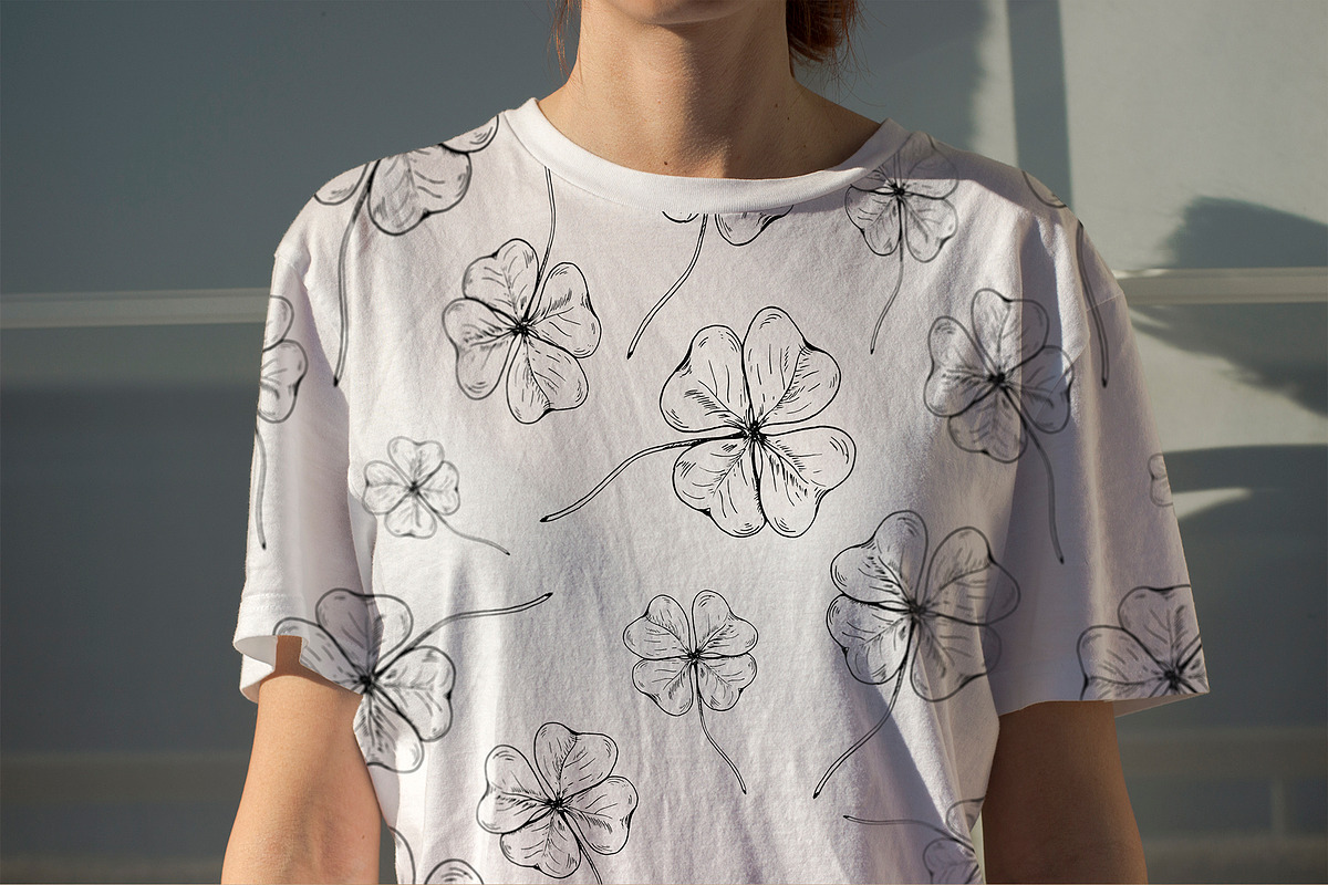 Clover. Sketch and patterns, an Illustration by Canatic (Photo 9 of 9)