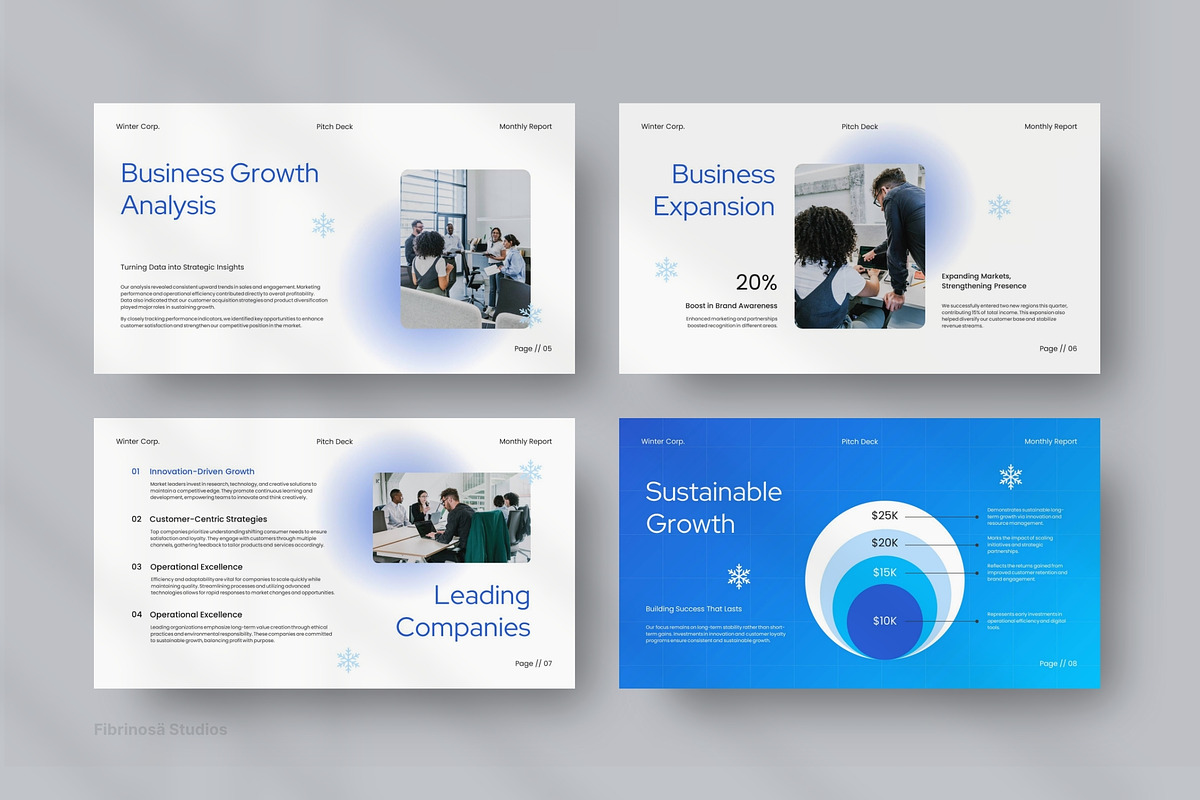 Business Growth Report Deck preview 6