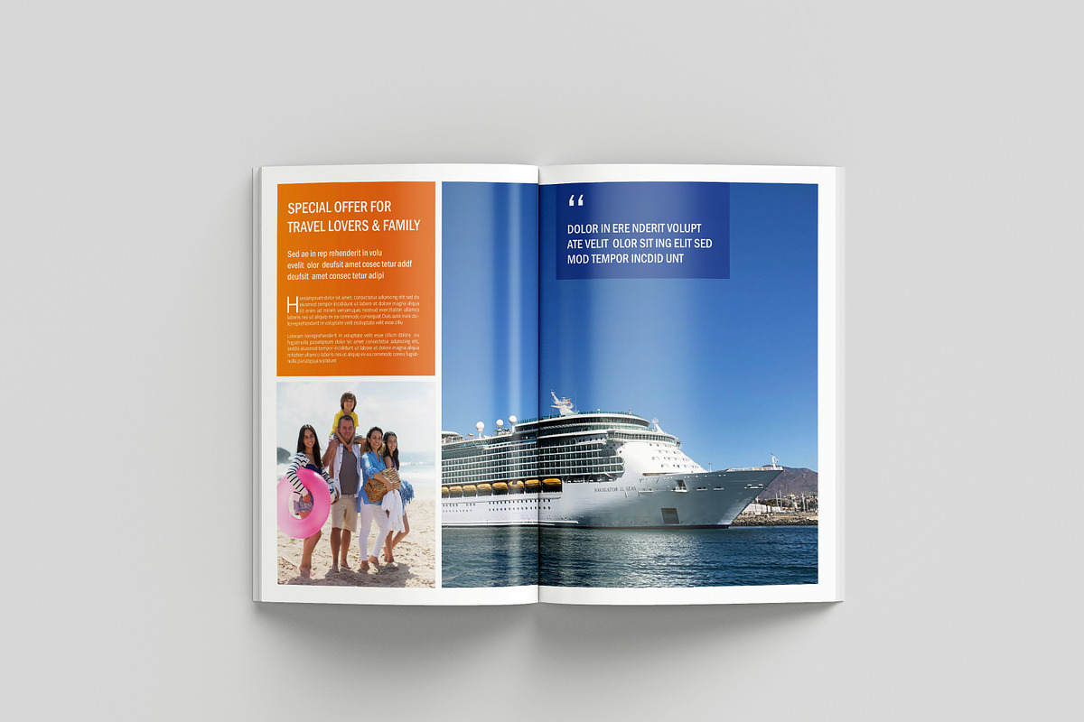 Travel Agency Brochure Template, a Magazine Template by retrographix (Photo 9 of 11)