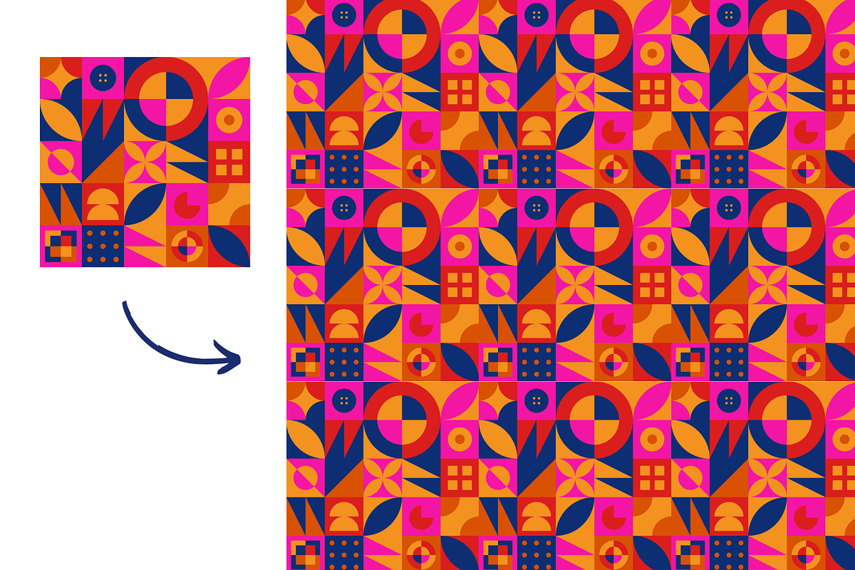 Neo Geo Abstract Geometric Pattern, a Pattern Graphic by ItsReksita Pattern (Photo 8 of 10)