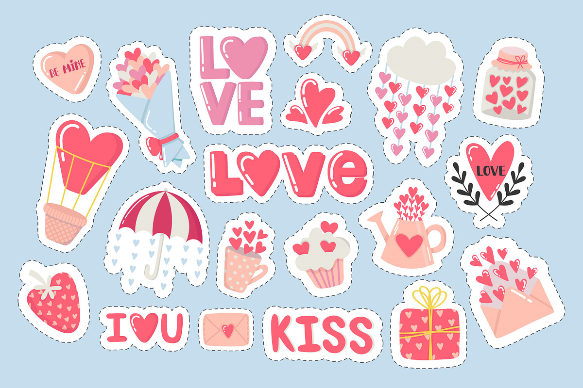 Love patterns, a Pattern Graphic by ananastya (Photo 10 of 15)