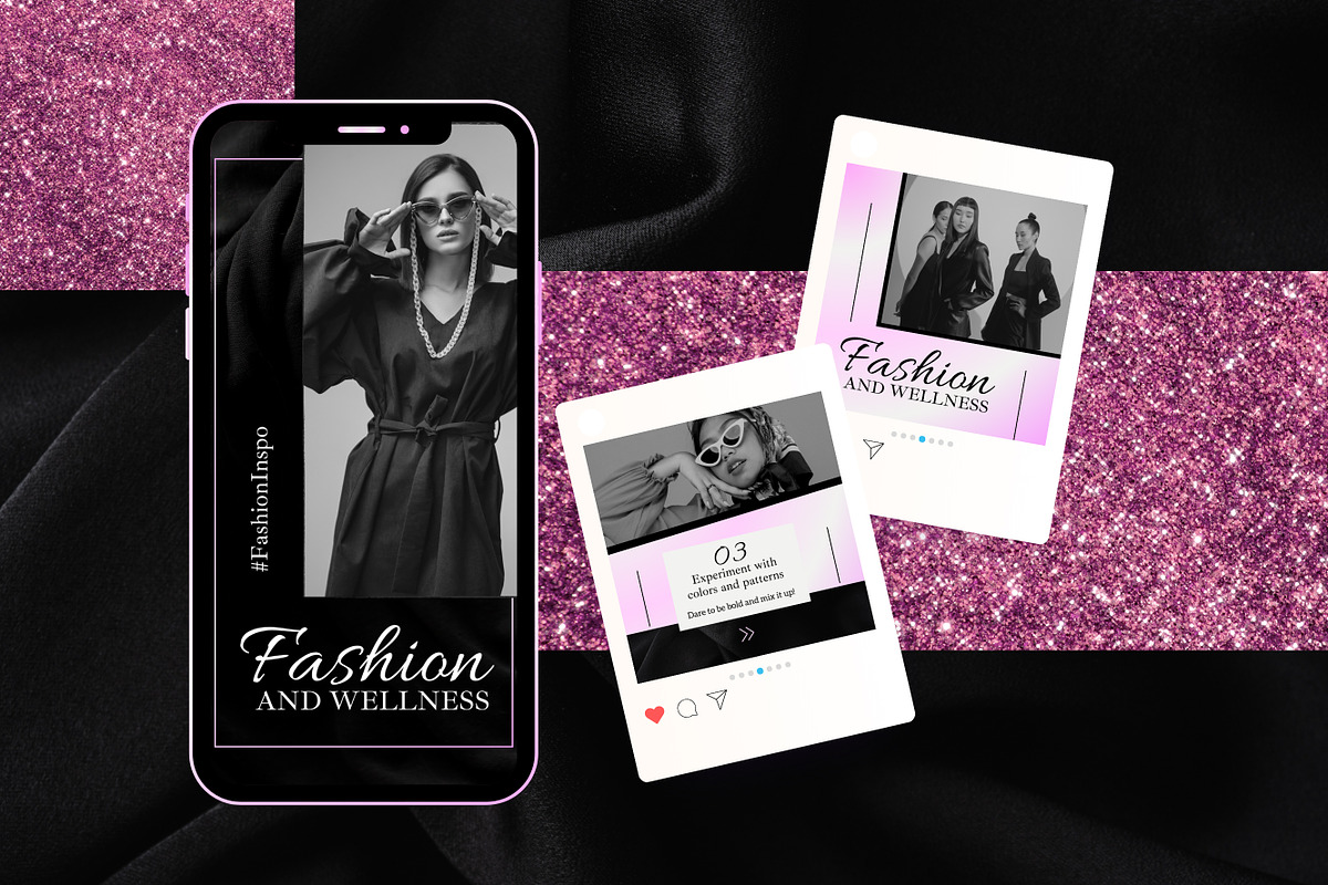 100 Fashion Templates Canva, a Templates & Theme by TemplateCastleStore (Photo 10 of 10)