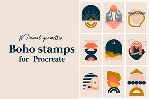 Geometric Boho Stamps Procreate