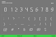 Luminar - Futuristic Font, a Sans Serif Font by CuratedType Studio (Thumbnail 3 of 8)