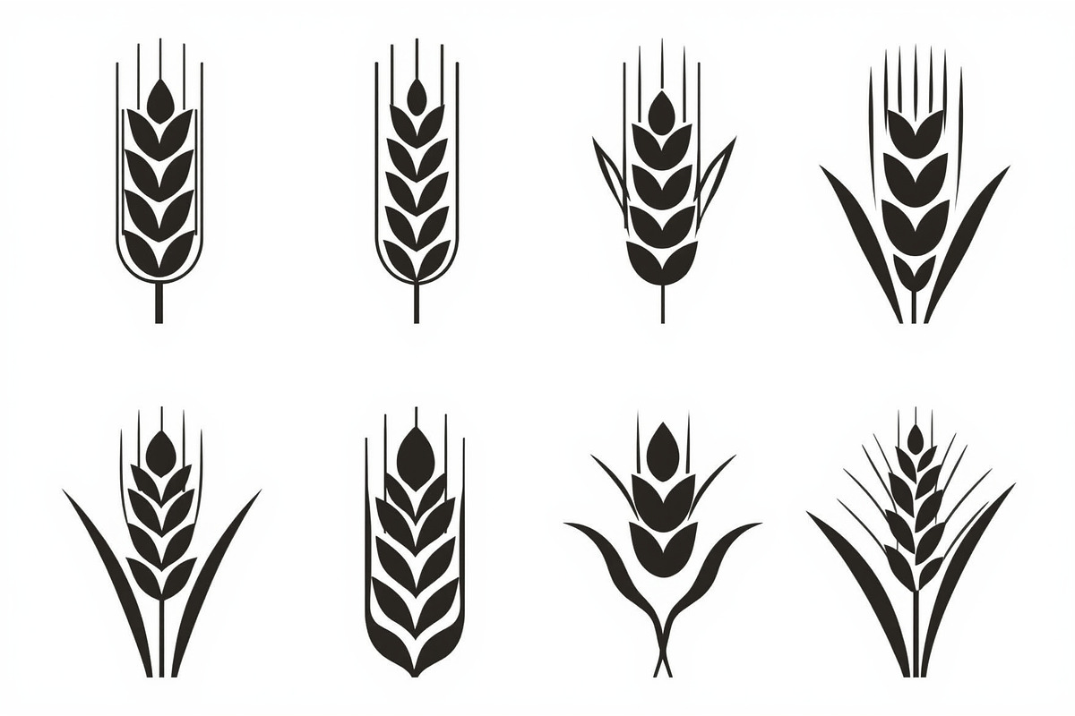 Agriculture Grain Silhouette Pack, an Illustration by Creativeshirt (Photo 5 of 9)
