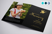 Funeral Program Template, a Brochure Template by retrographix (Thumbnail 1 of 3)