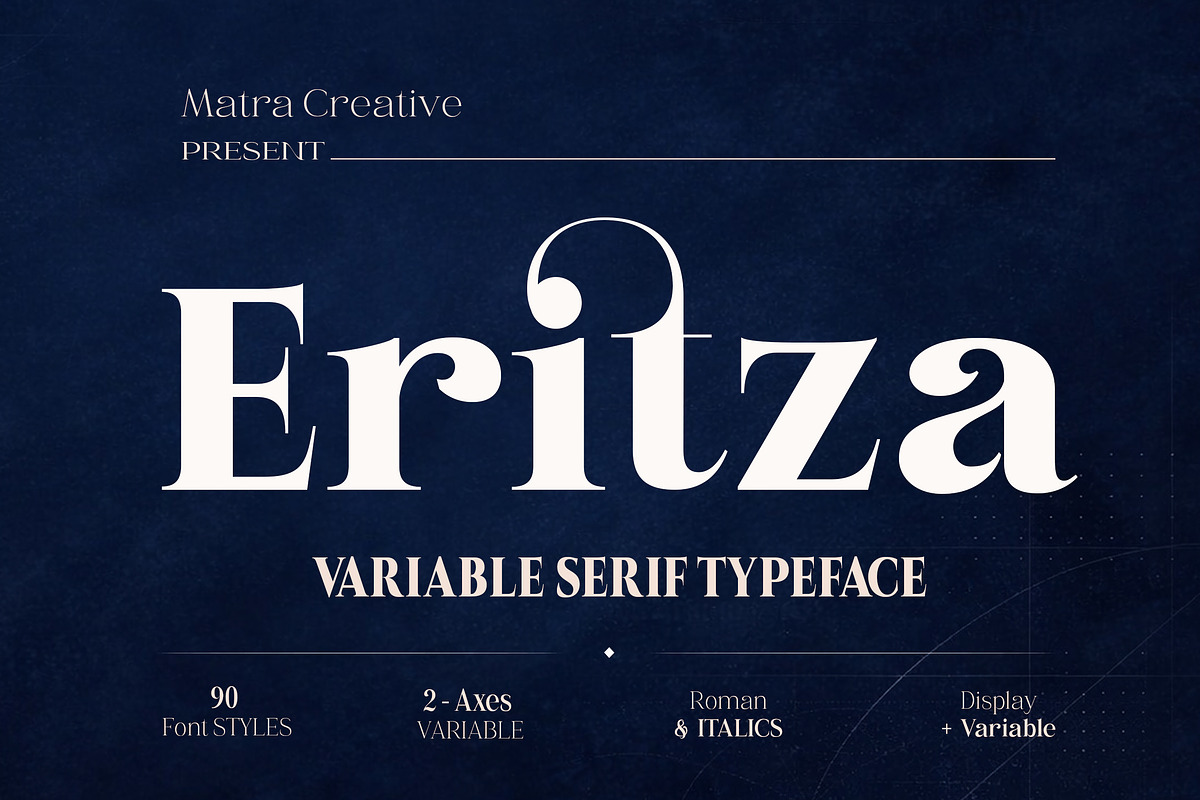 Eritza, a Font by Matra Creative (Photo 1 of 14)