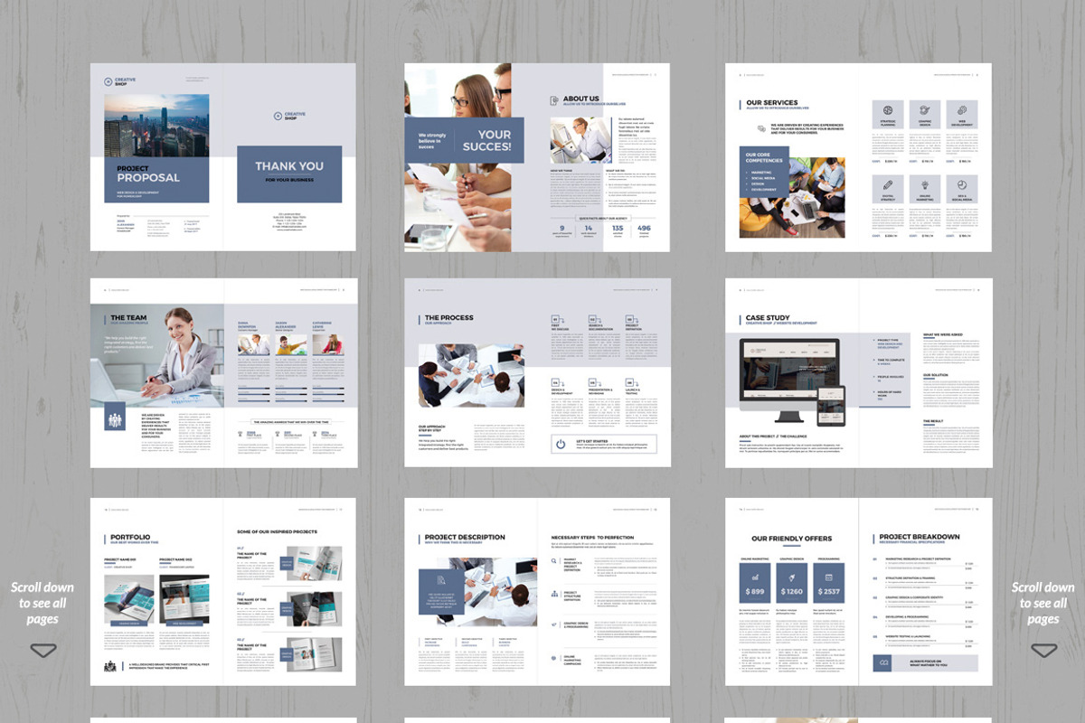 Project Proposal, a Brochure Template by Sabin (Photo 8 of 10)
