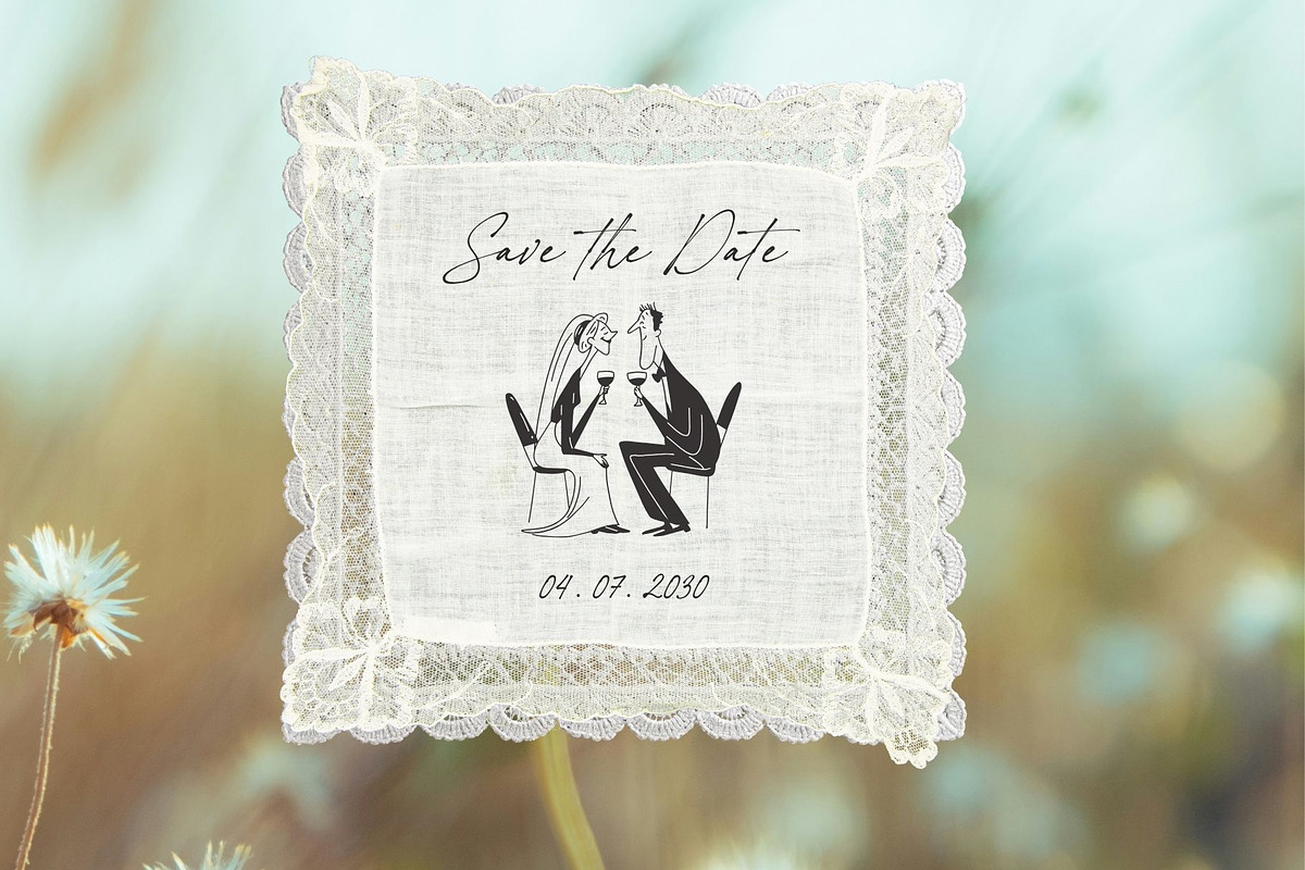 Wedding Collection: 66 Line Art Pack, a Person Illustration by Veyla (Photo 12 of 16)