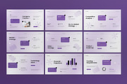 White Purple Gradient Pitch Deck PPT, a Presentation Template by graphicook (Thumbnail 3 of 5)