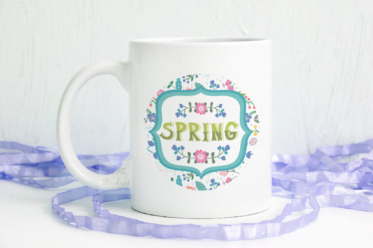 Bundle Spring pastel Mug Cup Mockup, a Cups & Container Mockup by Leo Flo Mockups (Photo 4 of 6)