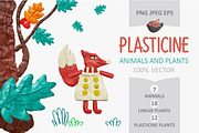 Animals and plants. PLASTICINE., an Illustration by OlgaAlekseenko (Thumbnail 1 of 4)