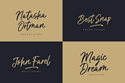 Golden Hills - Handwritten Script, a Script Font by MJB Letters (Thumbnail 4 of 10)