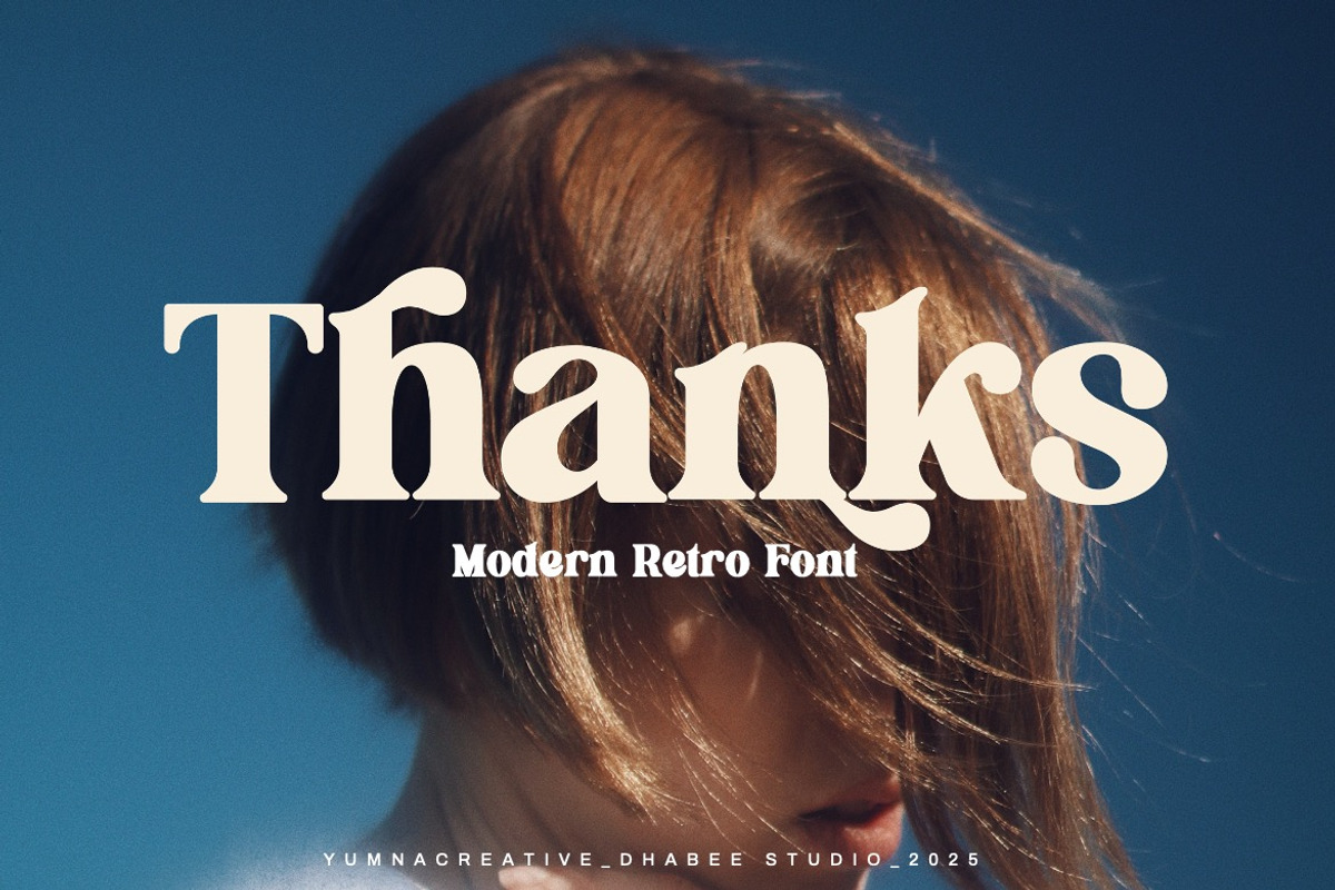 Flagfies - Modern Retro Font, a Serif Font by Dhabee (Photo 12 of 15)