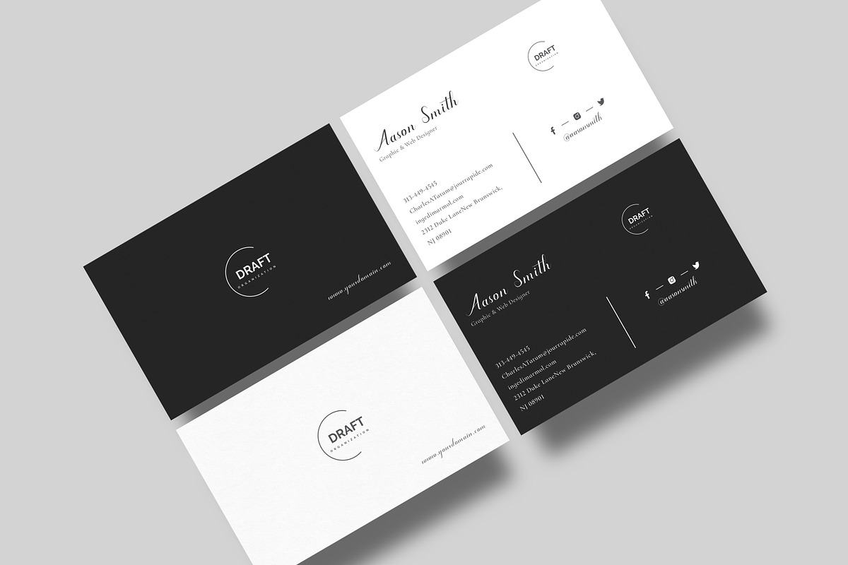 Business Card, a Business Card Template by CreativeZoom (Photo 2 of 4)