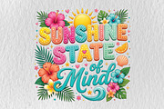 Tropical Beach Sunshine, Summer PNG, a Work Illustration by DreamPrint404 (Thumbnail 1 of 6)