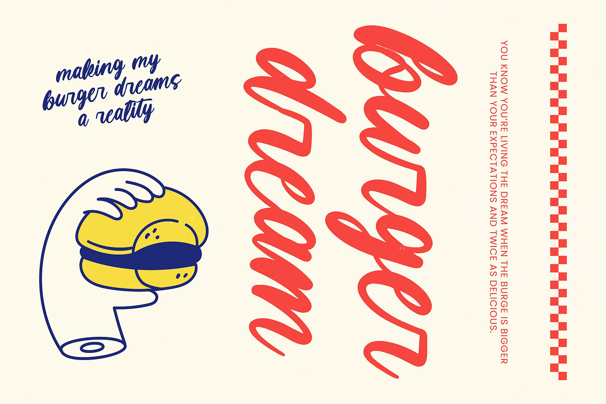 Monday Chitrus Bold Handwritten, a Script Font by Letterena Studios Script (Photo 15 of 20)
