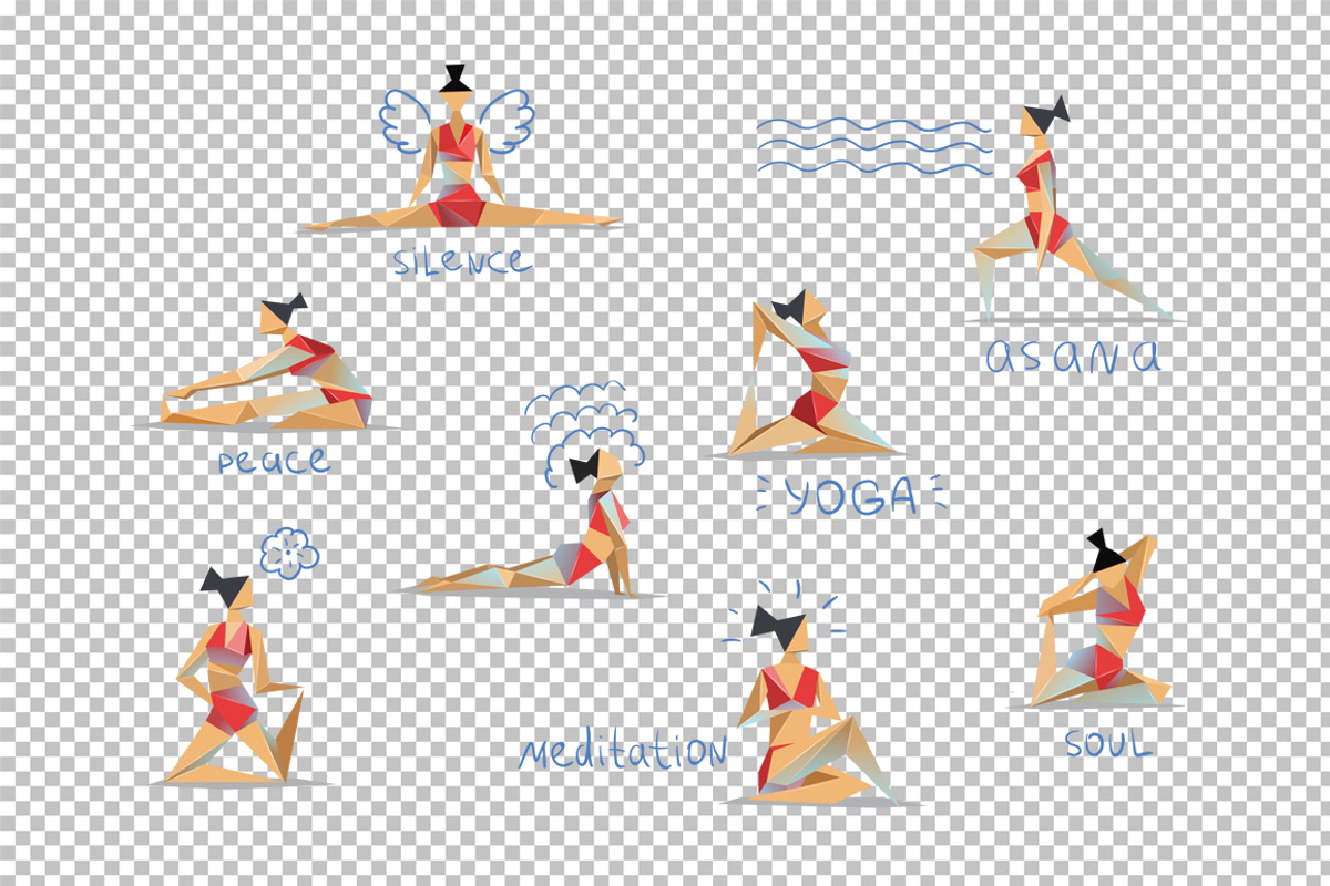 Yoga poses, a Healthcare Illustration by lemonoff (Photo 3 of 3)
