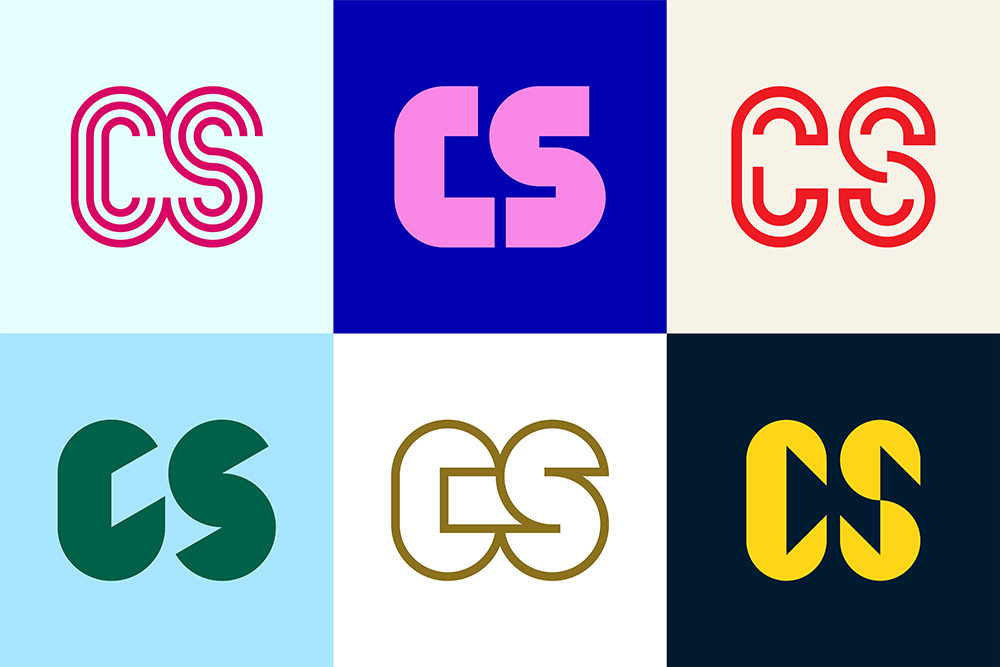 Set of letter CS logos, an Object Graphic by NataliiaVolyk