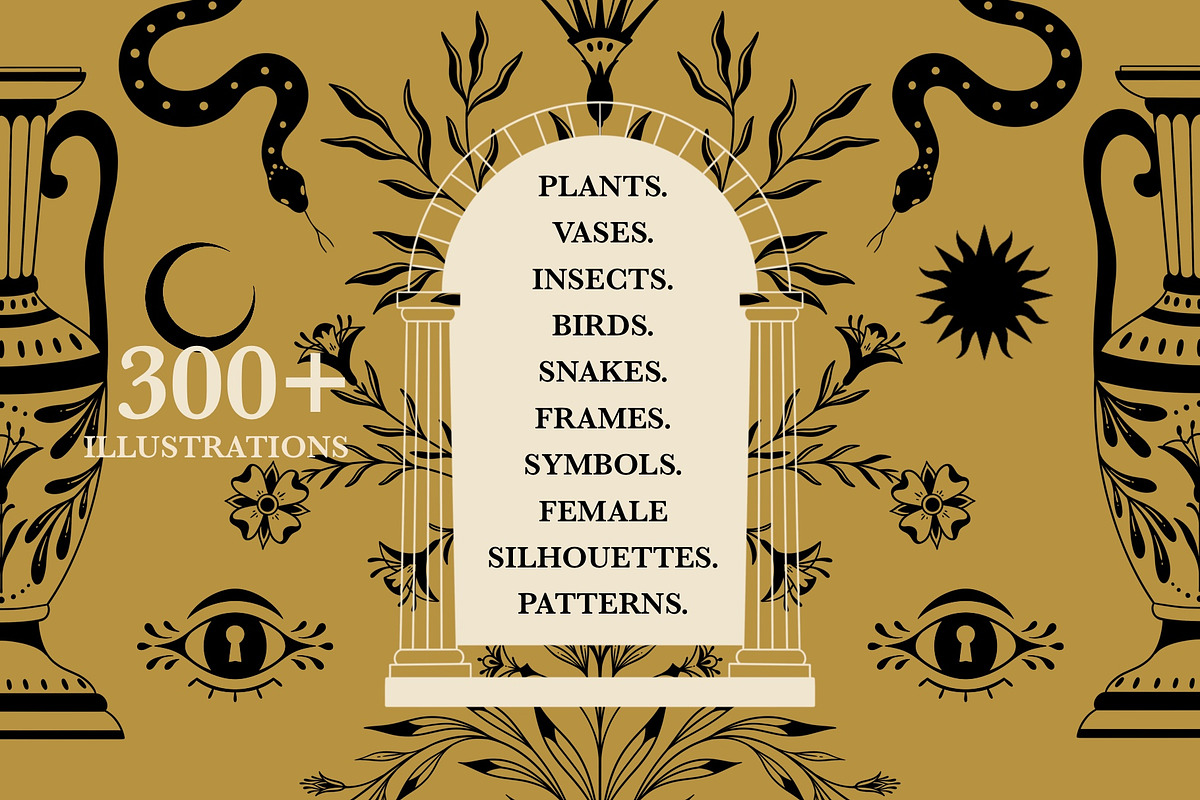 Secret Garden BUNDLE. Graphic art, a Wallpaper Graphic by heyXeni (Photo 2 of 26)