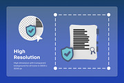 Finance Protection System 3D Icons, a Finance Illustration by twinstd (Thumbnail 3 of 6)