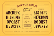 John West, a Font by DonMarciano (Thumbnail 2 of 5)