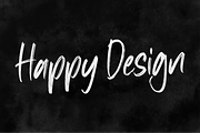 brush effect, a Script Font by N (Thumbnail 10 of 10)