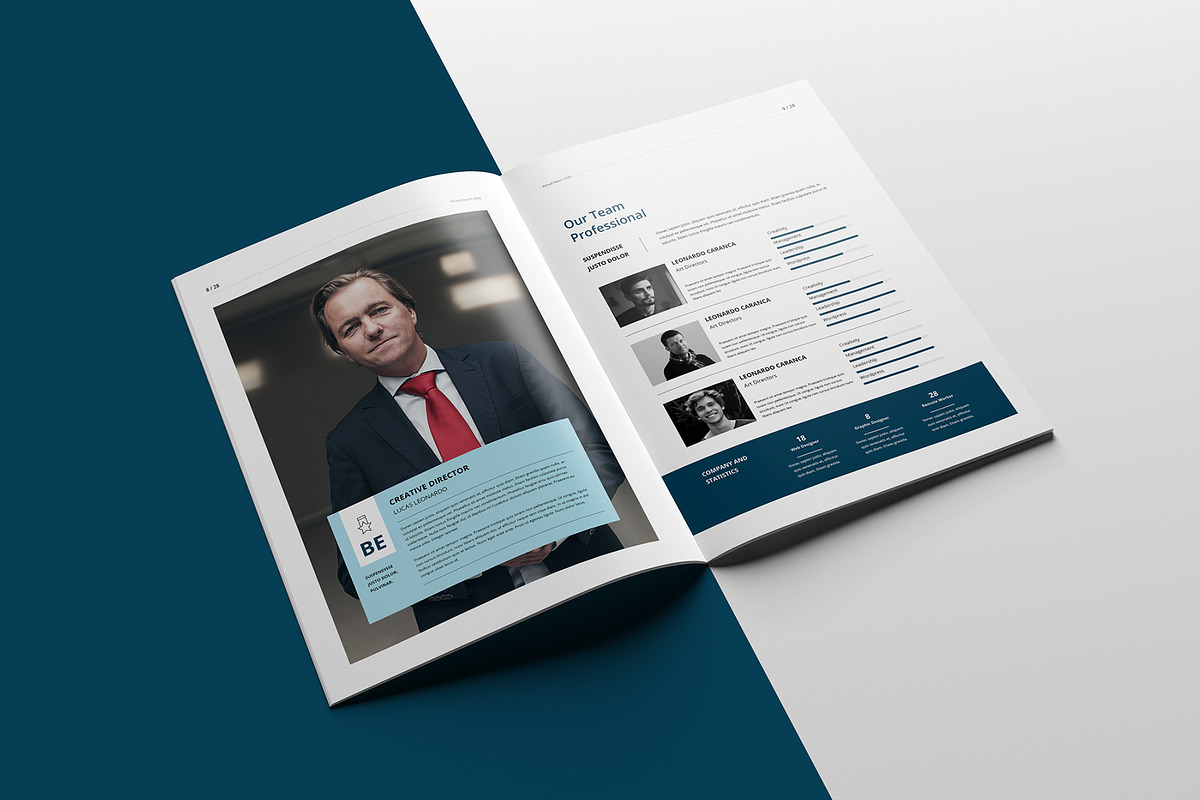 Annual Report 2023 | 28 Pages, a Brochure Template by Pro-Gh (Photo 5 of 14)
