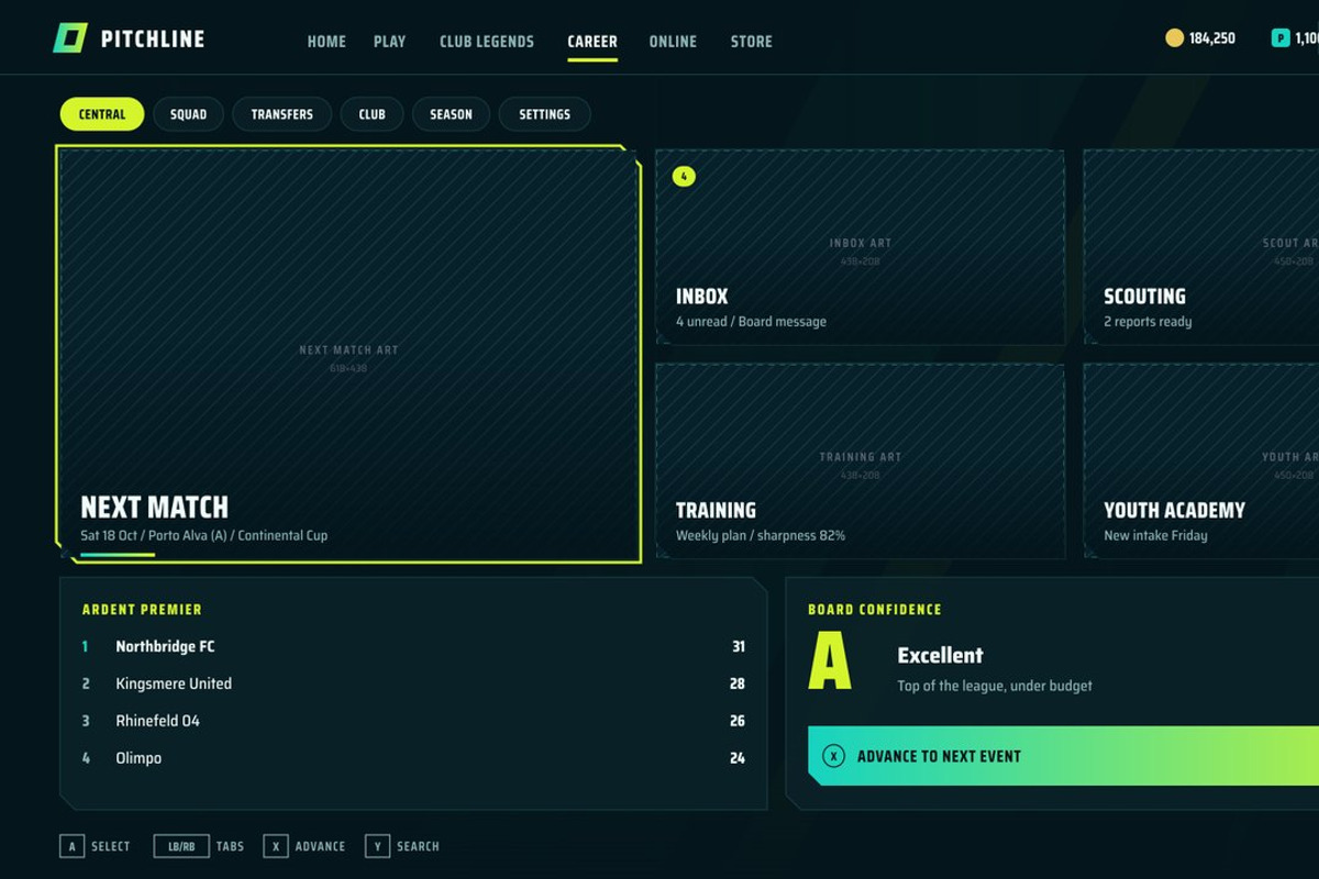 Football Game UI Kit, 100 Screens, an UI Kit Template by pawellpi (Photo 75 of 117)