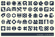 Geometric Logo Template Vol 6, a Solid Icon by Tekuni (Thumbnail 5 of 10)