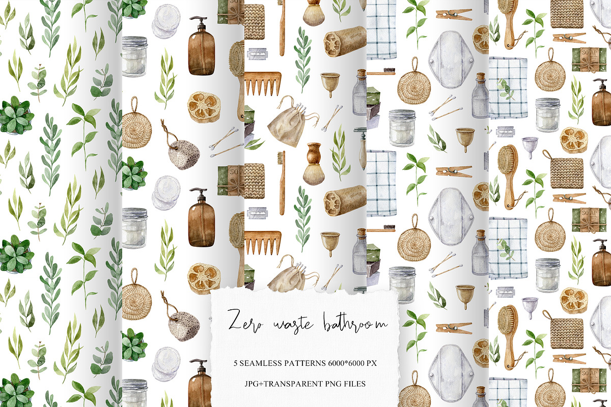 3 in 1 Zero Waste BUNDLE, a Decorative Illustration by Natalia Fedorova (Photo 15 of 31)
