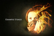 Bundle 11 Fire Overlays, a Decorative Illustration by xresch (Thumbnail 2 of 6)