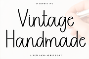 Vintage Handmade, a Handwritten Font by InermediaSTUDIO (Thumbnail 1 of 8)